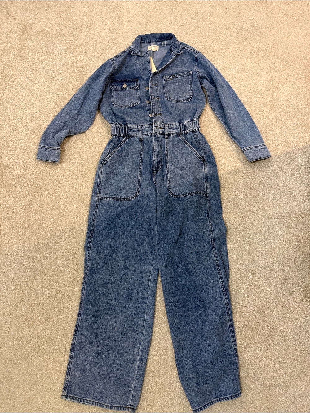 NWT: Denim Jumpsuit